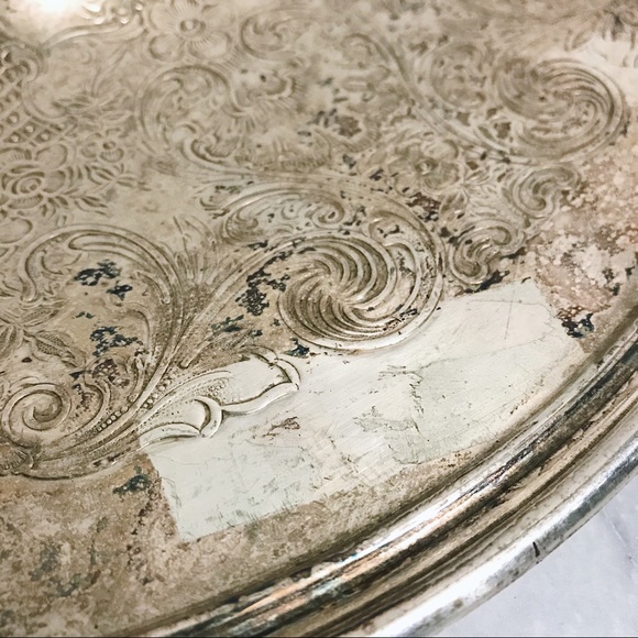 Vintage WM Rogers Silver Plated Chips & Dip Tray - Picture 6 of 6